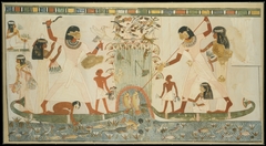 Menna and Family Hunting in the Marshes, Tomb of Menna by Nina M Davies