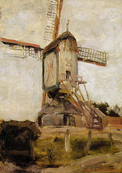 Mill at Heeswijk by Piet Mondrian