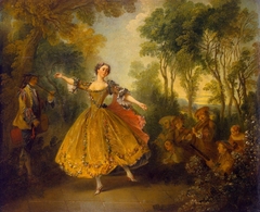 Mlle Camargo Dancing by Nicolas Lancret