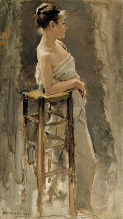 Model Study by Akseli Gallen-Kallela