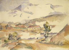 Montagne Sainte-Victoire, from near Gardanne by Paul Cézanne