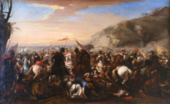 Moses' Battle by Jacques Courtois Le Bourguignon