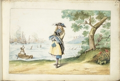 Moses ter Borch aan de Engelse kust by Gesina ter Borch