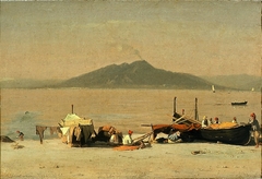 Mount Vesuvius from Marina Grande, Capri by Sanford Robinson Gifford