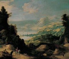 Mountain Landscape by Joos de Momper the Younger