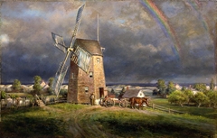 Old Hook Mill, Easthampton by Edward Lamson Henry