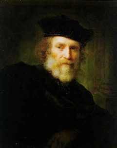 Old man with beard and beret by Pieter Hermansz Verelst