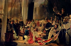 On the Deck During a Sea Battle by François-Auguste Biard