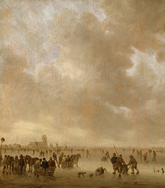 On the Ice near Dordrecht by Jan van Goyen