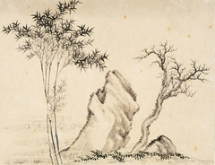 One of Eight Landscape Sketches by Dong Bangda