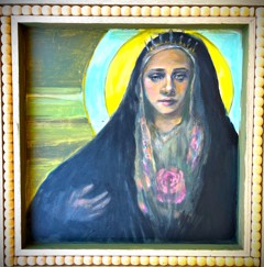 OUR HOLY MOTHER MARY OF SEVEN SORROWS by Angela Ruth Dagostino     roxymoxyart.myportfolio.com