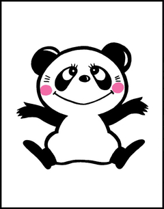 Panda - Kawaii Illustration by Rune Naito