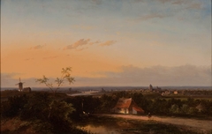 Panoramic landscape by Jan Evert Morel