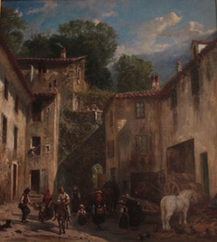 Porte de la route d'Uriage, à Vizille by Paul Huet