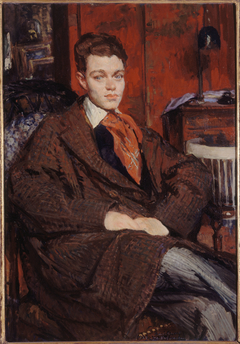 Portrait de René Crevel (1900-1935), écrivain by Jacques-Émile Blanche