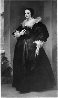 Portrait of a Lady (second wife of Sebastiaen van Leerse) by Anthony van Dyck