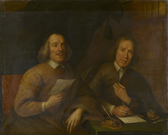 Portrait of a Man with a Secretary by Anonymous