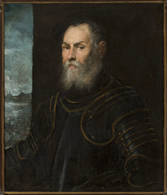 Portrait of a Venetian admiral by Tintoretto