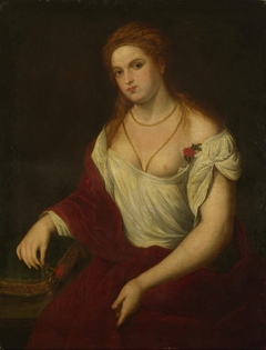 Portrait of a Young Woman by Paris Bordone