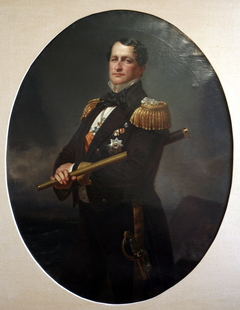 Portrait of admiral by Franz Xaver Winterhalter