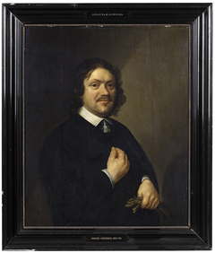 Portrait of an unknown man by Frederick Kerseboom