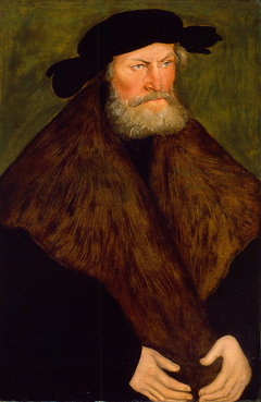 Portrait of Duke Heinrich the Pious of Saxony by Lucas Cranach the Elder