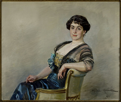 Portrait of Eugenia Jasieńska by Wojciech Kossak