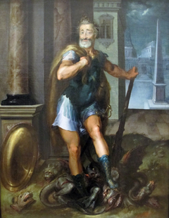 Portrait of Henry IV as Hercules Slaying the Lernaean Hydra by Toussaint Dubreuil