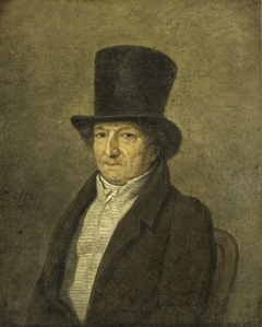 Portrait of Jean Bernard, Art Collector and Painter in Amsterdam by Gerrit Jan Michaëlis