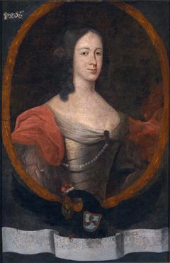 Portrait of Ludwika Karolina Radziwiłł (1667–1695) by nieznany malarz polski