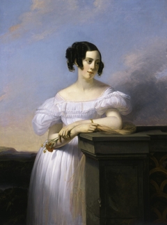 Portrait of Madame Francis Vaussard, born Élisabeth-Adélaïde Cavallier by Claude-Marie Dubufe