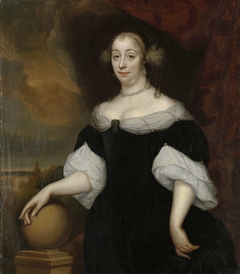 Portrait of Margaretha Munter, second Wife of Jacobus Trip by Lambertus Jansz. de Hue