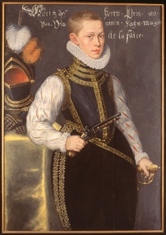 Portrait of Maurice of Nassau by Daniël van den Queborn