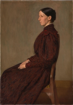 Portrait of Mrs. Anna Dick by Erik Werenskiold