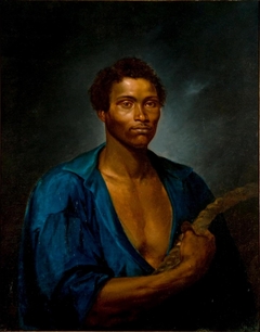 Portrait of the fearless sailor Simão, stoker of the steamship Pernambucana by José Correia de Lima