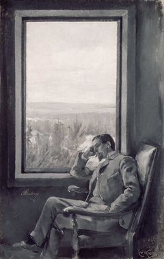 Portrait of the Painter Christian Skredsvig by Christian Krohg