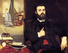 Portrait of Zacharie Astruc by Edouard Manet