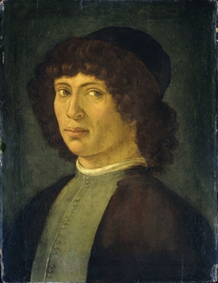 Portret van een jonge man by Unknown Artist