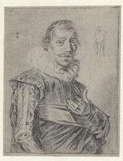 Portret van een jongeman met de hand vooruitgestoken by Unknown Artist