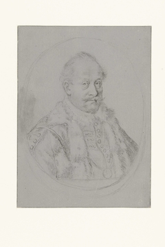 Portret van een onbekende man by Aegidius Sadeler