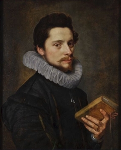 Portret van Hugo de Groot (Delft 1583 – Rostock 1645) by Michiel van Mierevelt