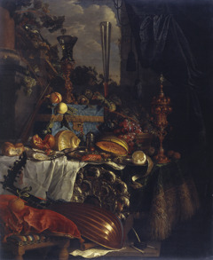 Pronkstilleven by Jan Davidsz. de Heem