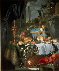 Pronkstilleven by Jan Davidsz. de Heem