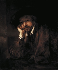 Rembrandt leaning on a Windowsill by Rembrandt