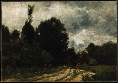 Road through the Forest by Charles-François Daubigny