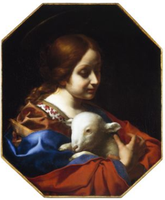 Saint Agnes by Carlo Dolci