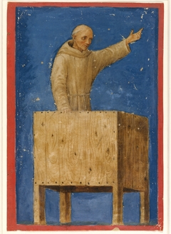 Saint Bernardino Preaching from a Pulpit by Francesco di Giorgio