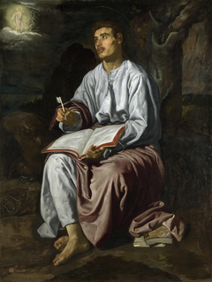 Saint John the Evangelist on the Island of Patmos by Diego Velázquez