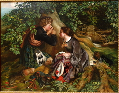 Scottish Lovers by Daniel Maclise