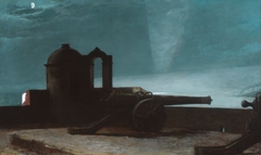 Searchlight on Harbor Entrance, Santiago de Cuba by Winslow Homer